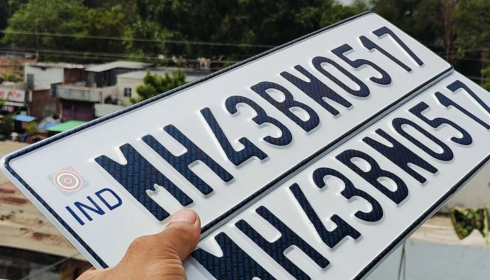 number plate booking